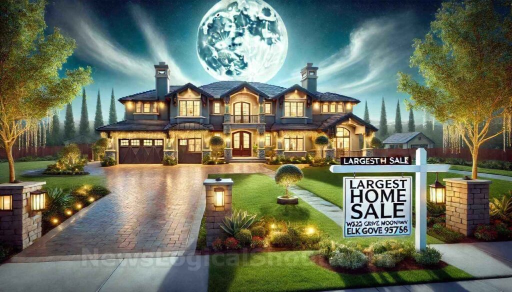 Largest Home Sale W5233 Moonlight Way, Elk Grove 95758